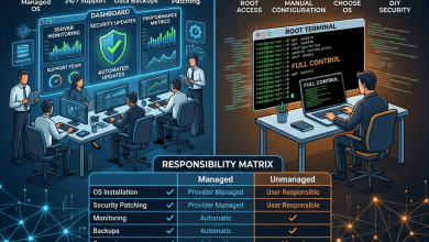 Managed vs Unmanaged VPS - Service Tier Comparison Guide - Featured Image